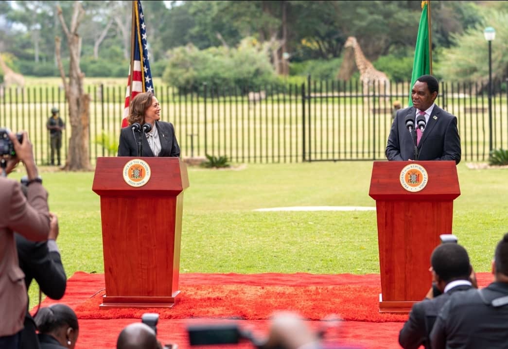 President Hichilema Hosts United States Vice President Harris